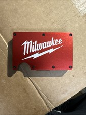 CUSTOM Milwaukee Tool Thin Metal RFID Blocking Laser Engraved Slim Wallet