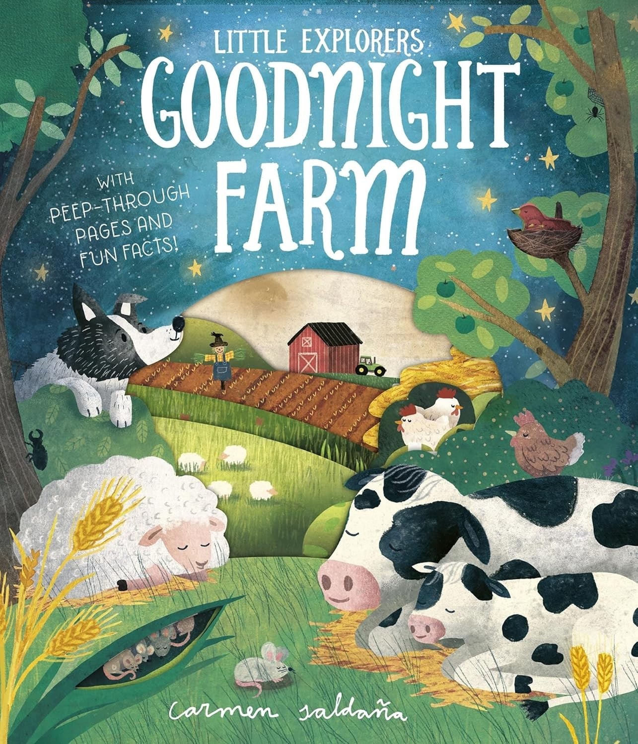 Little Explorers Goodnight Farm by Becky Davies **NEW HARDBACK**
