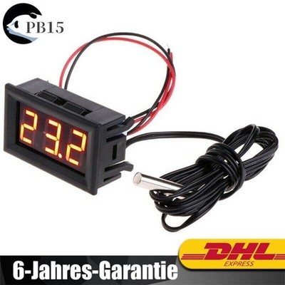 Mini LCD Digital Thermometer Hygrometer Temperatur Tester Mit Externem Sensor