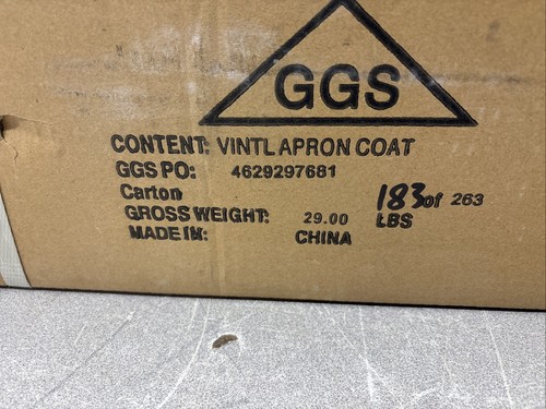 NEU BOX MIT 30 CONDOR Vinyl Mantel Ärmel Schürze, blau, 55 Zoll, Größe Large - Bild 5 von 5