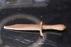 BROWN KNIFE FOR MARX 1960 JOHNNY WEST FIGURE ACCESSORIES ADVENTURE COWBOY
