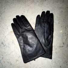 Black Genuine Leather Thinsulate Lined Winter Gloves Size 8.0 Style 880K6