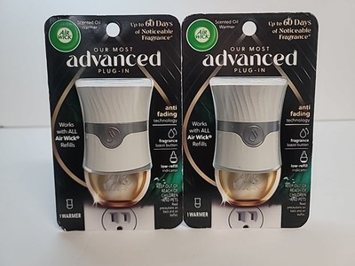 2 ~ AirWick Advanced Scented Oil Warmer w/ Fragrance Boost Button -New Sealed