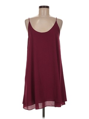 Krisa Women Red Casual Dress M