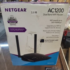 Netgear Dual Band WiFi Router AC1200 R6120 606449120073