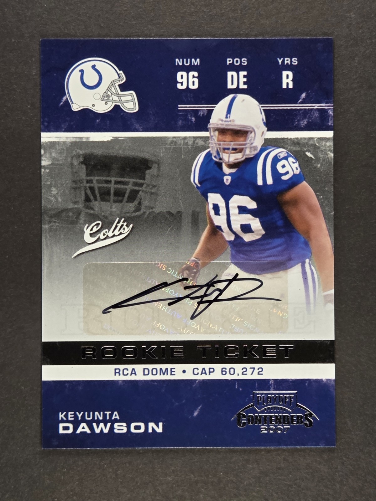 LaRon Landry Playoff Contenders #185 Rookie Ticket-Autograph