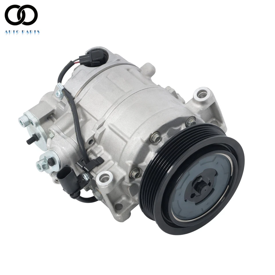 Compresor de aire acondicionado con embrague apto para Audi A6 Q5 A6 Quattro S4 V6 3,0 L 3,2 L 2006-2012 Foto 3 de 4