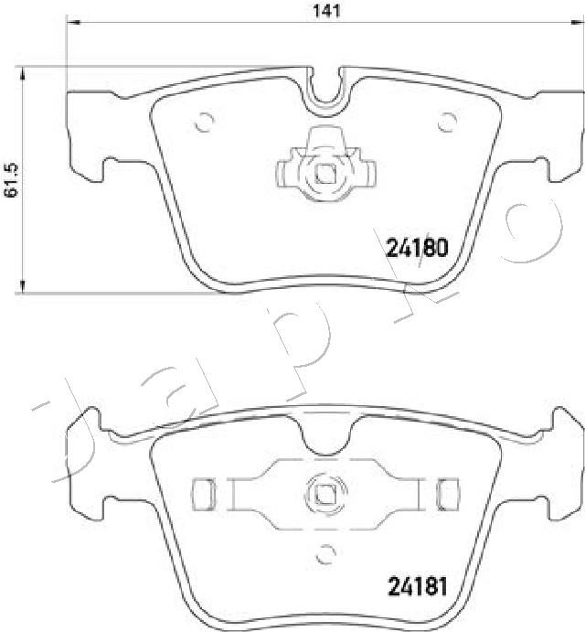 Fits JAPKO 510520 HAM PADS.   ⭐UK Stock⭐