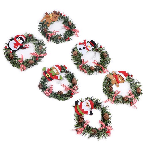Christmas Candle Rings Berry Pinecone Candle Kranz Für Weihnachten Thanksgiv NTS - Bild 15 von 24