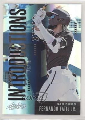 2020 Panini Absolute Introductions Silver 16/99 Fernando Tatis Jr #INT5 00d2