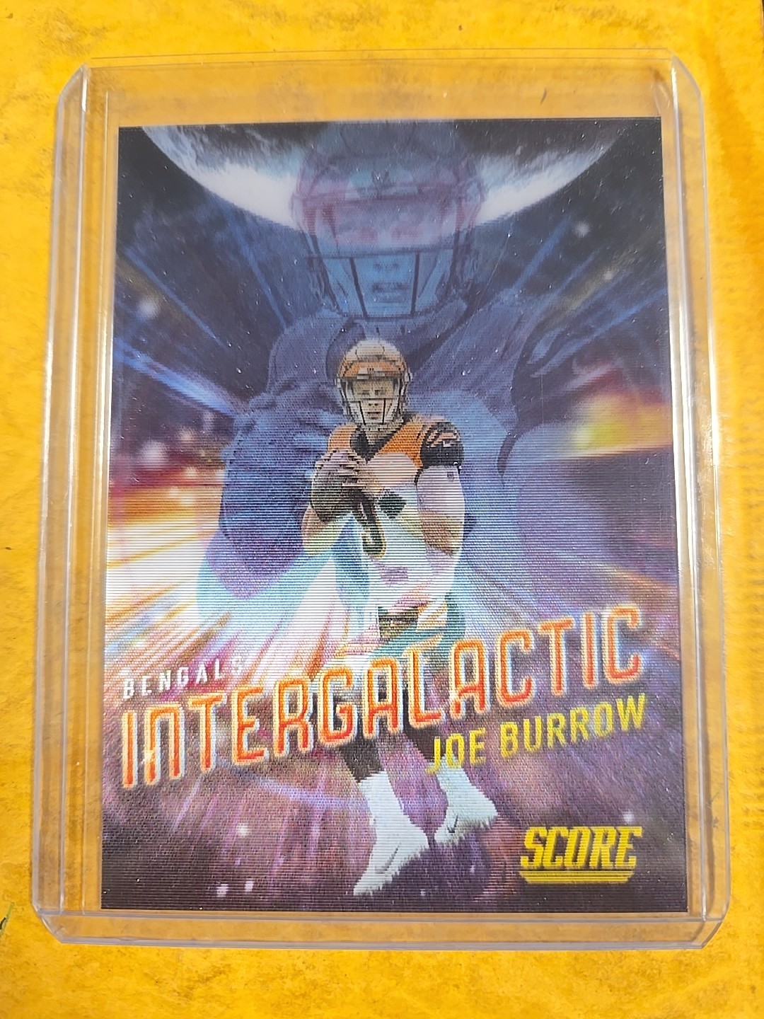 2021 Joe Burrow Panini Score #18 Intergalactic