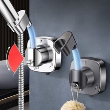 Adjustable Shower Head Holder Suction Cup Handheld Showerhead Wall Mount Bracket
