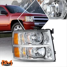 For 07-14 Chevy Silverado 1500-3500 HD Factory Style Right Side Headlight Lamp