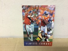 John Elway / Shannon Sharpe - 1994 Classic Pro Line Live  Football Card - Combos