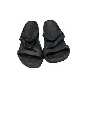 Crocs Kadee II Summer Swiftwater Sandal Women's Size 9 Black Water Strappy Slide