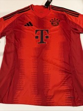 Adidas FC BAYERN Munich HOME Football JERSEY Sz L IT8511 Men’s Soccer NWT Red