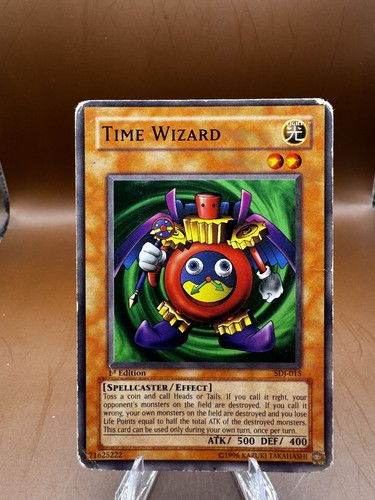 Time Wizard SDJ-015 YuGiOh Starter Deck: Joey card