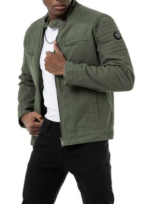 Redbridge Herren Jacke Steppjacke Bikerjacke Übergangsjacke Baumwolle