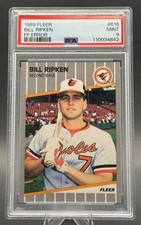 Bill Ripken 1989 Fleer FF Error #616 Graded PSA 9 MINT Baltimore Orioles