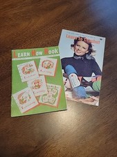 Vintage Learn How Book Lot 1959  1974 Coats Clark  s Crochet Tatting Embroidery