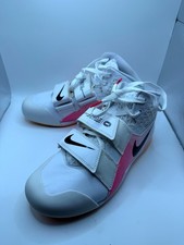 Nike Zoom Javelin Elite 3 AJ8119-101 Mens 9.5 White Pink Track  Field Shoes