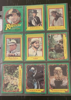 1981 Topps Raiders of the Lost Ark Trading Card Set Complete 1-88