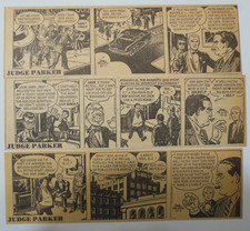 (26) "Judge Parker" Dailies by Heilman from 10/1955 Size: 2.5 x 8 inches