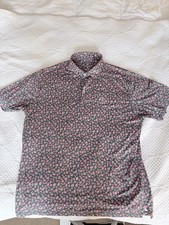 Men's Rhoback Azalea Masters Performance Golf Short Sleeve Polo Shirt X-Large