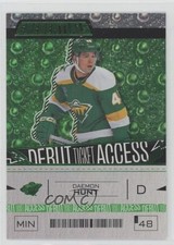 2023 Upper Deck Credentials Debut Ticket Access Green 6/25 Daemon Hunt #128 00em