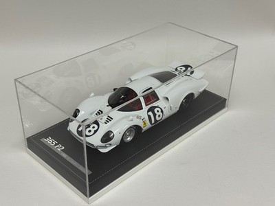 1/18 AB Models Ferrari 365 P2 White Elephant Car #18 1966 Le Mans
