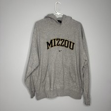 Vintage Missouri Tigers Mizzou Sweatshirts XL Gray Nike Team Y2K Center Swoosh