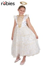 Angel Deluxe Costume - 9-10 Yrs - Rubies Deerfield