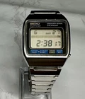 Vintage Seiko M354-5019 Memory Bank Digital LCD Watch Bond-Great Condition!