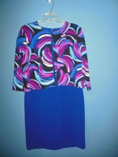 Ladies Dress&Jacket Set 14 Tahari Dress & Fashion Bug Jacket