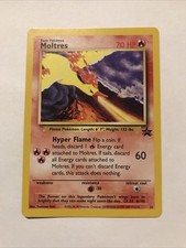 Moltres #21 Black Star Promo Rare Vintage Pokemon Card Legendary Bird