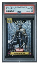 2024 Marvel Topps Chrome BLACK BOLT BLACK WAVE - PSA 10 - 4/10 - INHUMANS LEADER