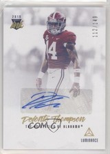 2019 Panini Luminance Rookie Ink Gold 112/149 Deionte Thompson #RI-DT Auto 06s6