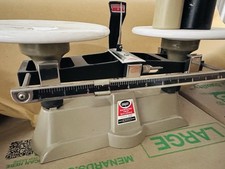 Bilancia da viaggio Ohaus 1201 Harvard 2 kg 5 libbre due travi con pesi puliti