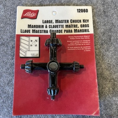 Lisle 12060 Master Chuck Key Large, Magnetic
