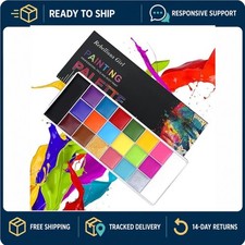 20 Color Face  Body Paint Oil Palette with Brush Halloween Cosplay Makeup Kit