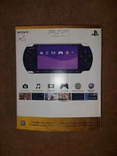 Sony PSP-3000 Portable Console BOX ONLY Piano Black See Pics
