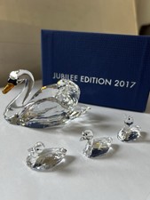 Swarovski Crystal SCS 2017 Jubilee Edition Swans 5384054 MIB COA