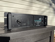 Peavey M-3000 Rack Mount 300W Power Amplifier Working