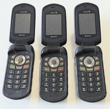 Lot of 3 x Kyocera DuraXT 4277  Sprint flip phones