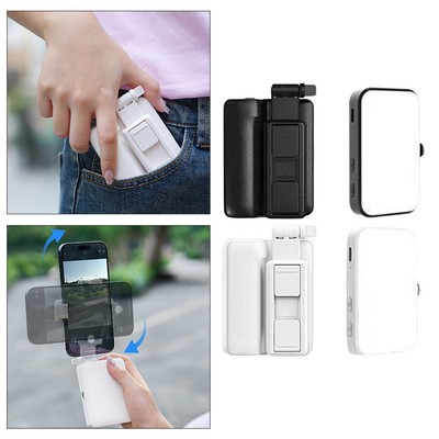 Kompakter Design Smartphone Kameragriff mit verstellbaren Fülllichtoptionen