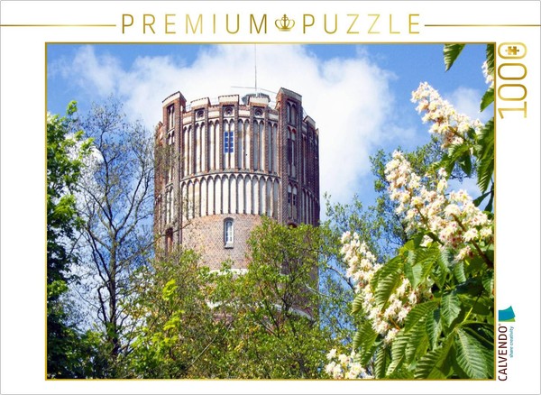 Calvendo Puzzle Old Water Tower | 1000 Pieces, Finished Size 25.2 × 18.9 In (64-image