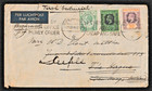 STATES SETTLEMENT STAMP COVER TIED PENANG 2/2/1935 to HOLLAND — photo 2