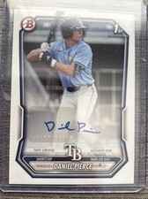 Daniel Pierece 2026 Bowman Baseball 1st Bowman Prospect Daniel Pierce Auto RAYS