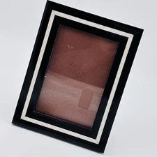 Natalini 4x6 Photo Frame Black With Mother of Pearl Inlay Design Handmade Italy