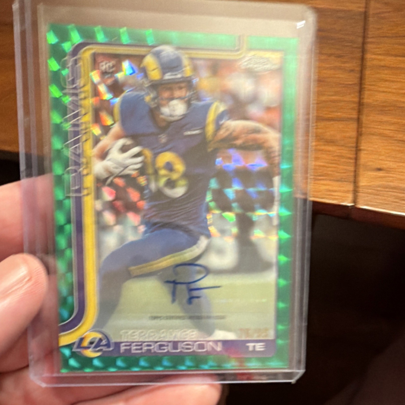 Panini Prizm 2025 Terrance Ferguson Los Angeles Rams Rookie Card #379 NFL